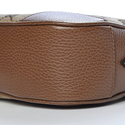 Gucci Monogram Mini Bree Messenger Bag Beige Tabacco 9 of 10