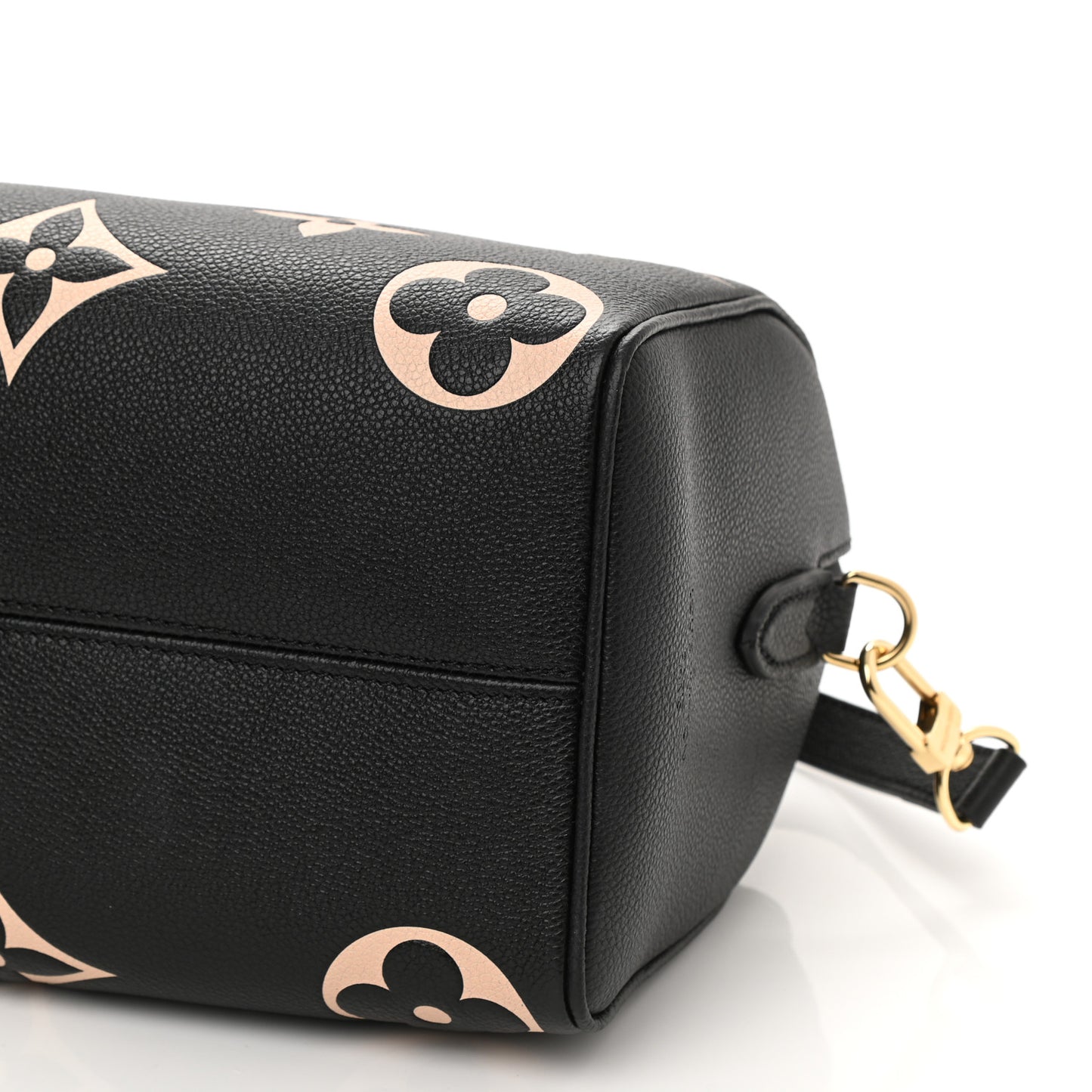 Empreinte Monogram Giant Speedy Bandouliere 25 Black Beige