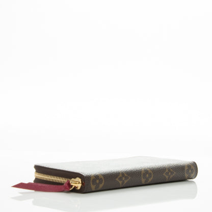 Louis Vuitton Monogram Clemence Wallet Fuchsia 4 of 7