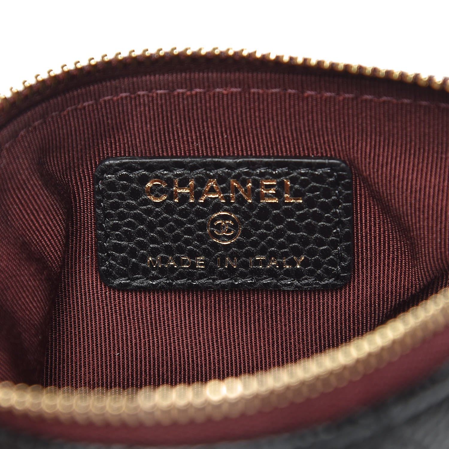 Chanel Caviar Quilted Small Cosmetic Case Black 6 of 8