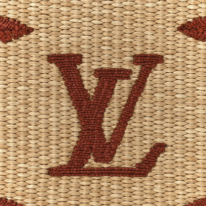 Louis Vuitton Raffia Monogram Giant Toiletry Pouch 26 Tan 7 of 10