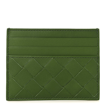 Bottega Veneta Nappa Intrecciato Card Holder Green 1 of 8