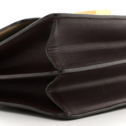 Celine Smooth Calfskin Medium Case Chain Flap Burgundy 9 of 10