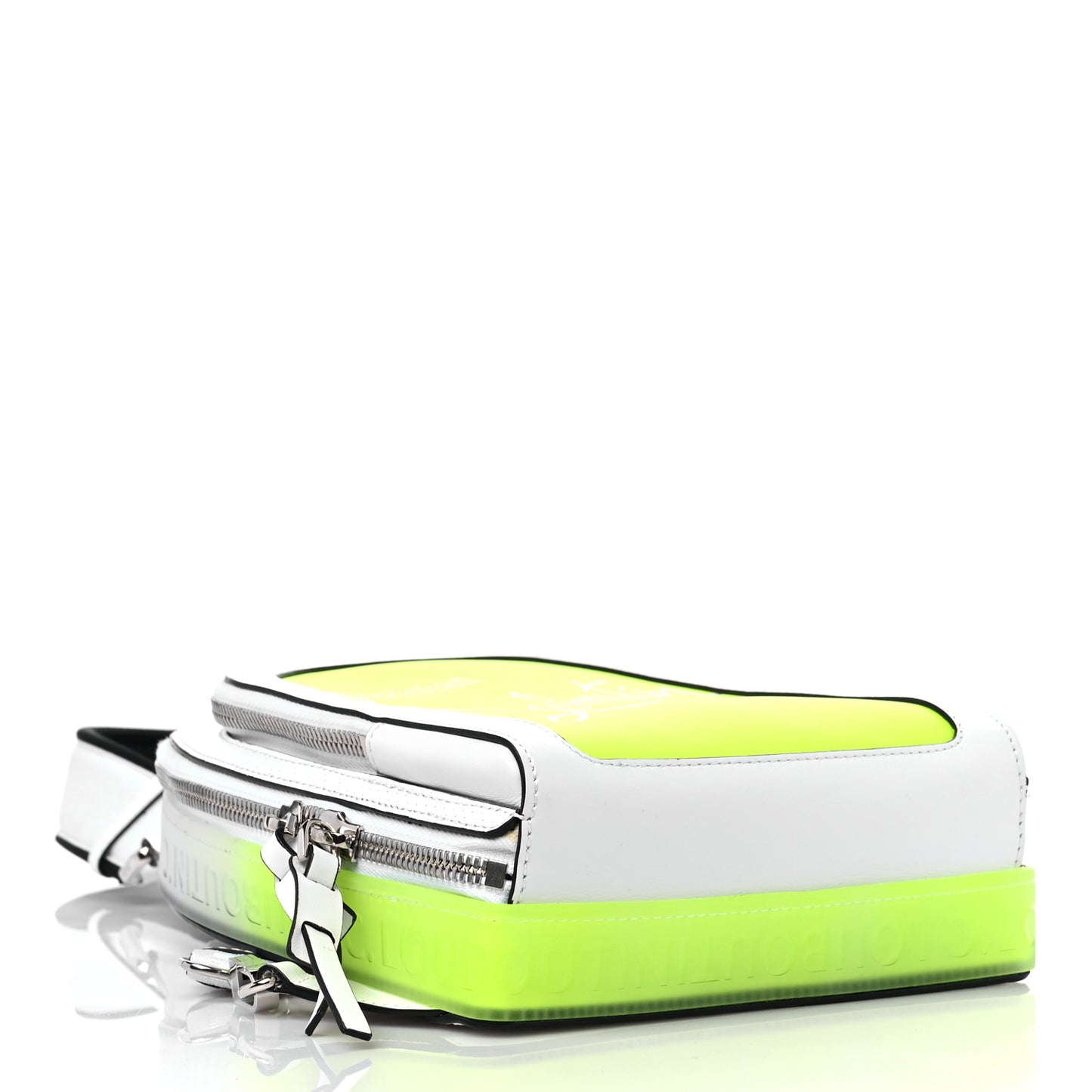 Calfskin Loubifunk Crossbody White Fluo
