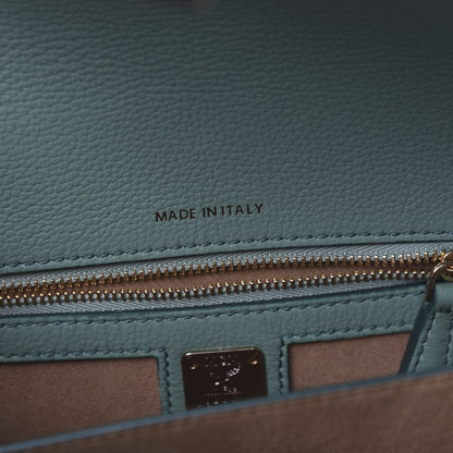 MCM Calfskin Studded Patricia Crossbody Bag Mint 6 of 11