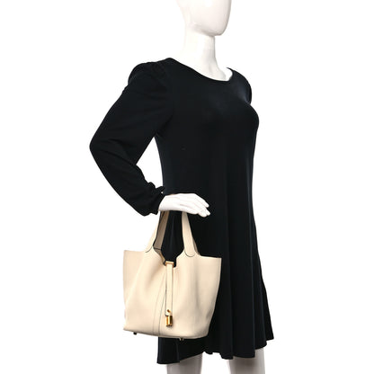 Hermes Taurillon Clemence Picotin Lock 22 MM Nata 2 of 12