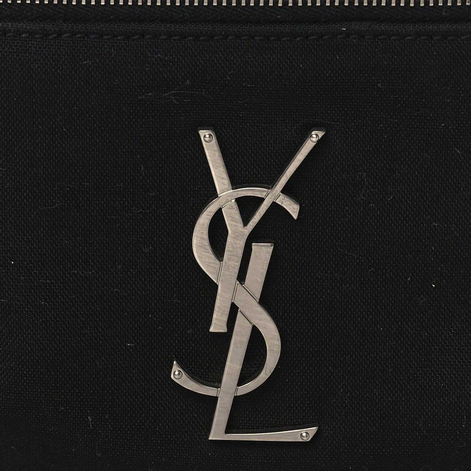 Saint Laurent Canvas Monogram Belt Bag Black 7 of 9