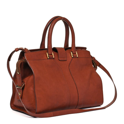 Saint Laurent Sheepskin Small Cabas ChYc Brown 3 of 9