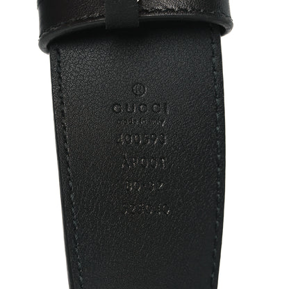 Gucci Calfskin Double G 40mm Belt 80 32 Black 4 of 6