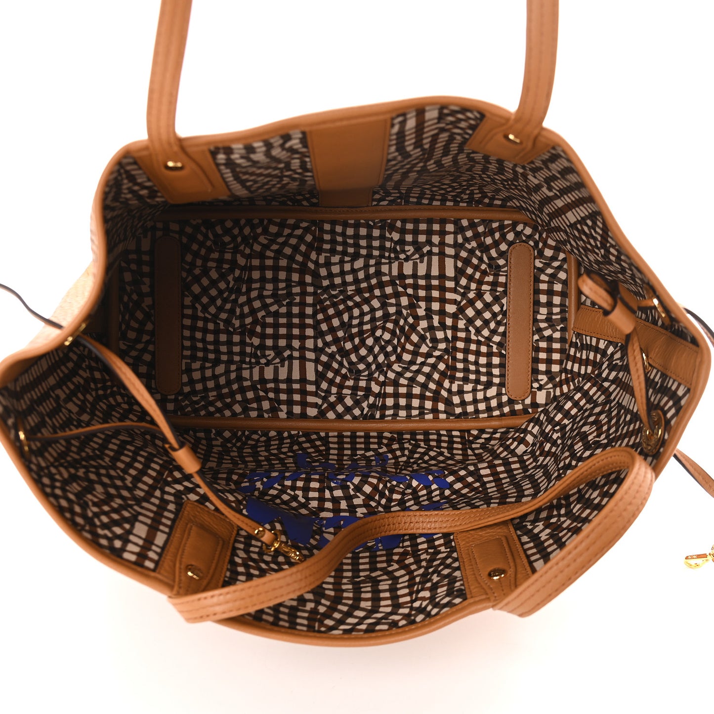 Visetos Medium Liz Reversible Shopper Tote Cognac