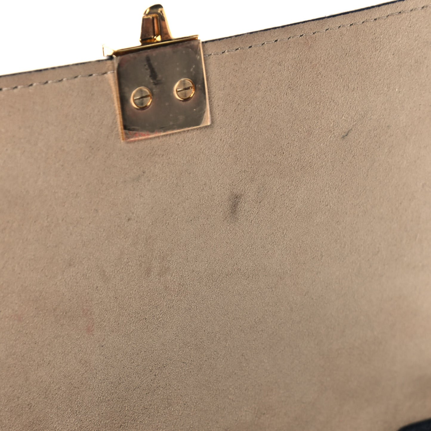 Vitello Liberty FF 1974 Embossed Small Kan I Shoulder Bag Black