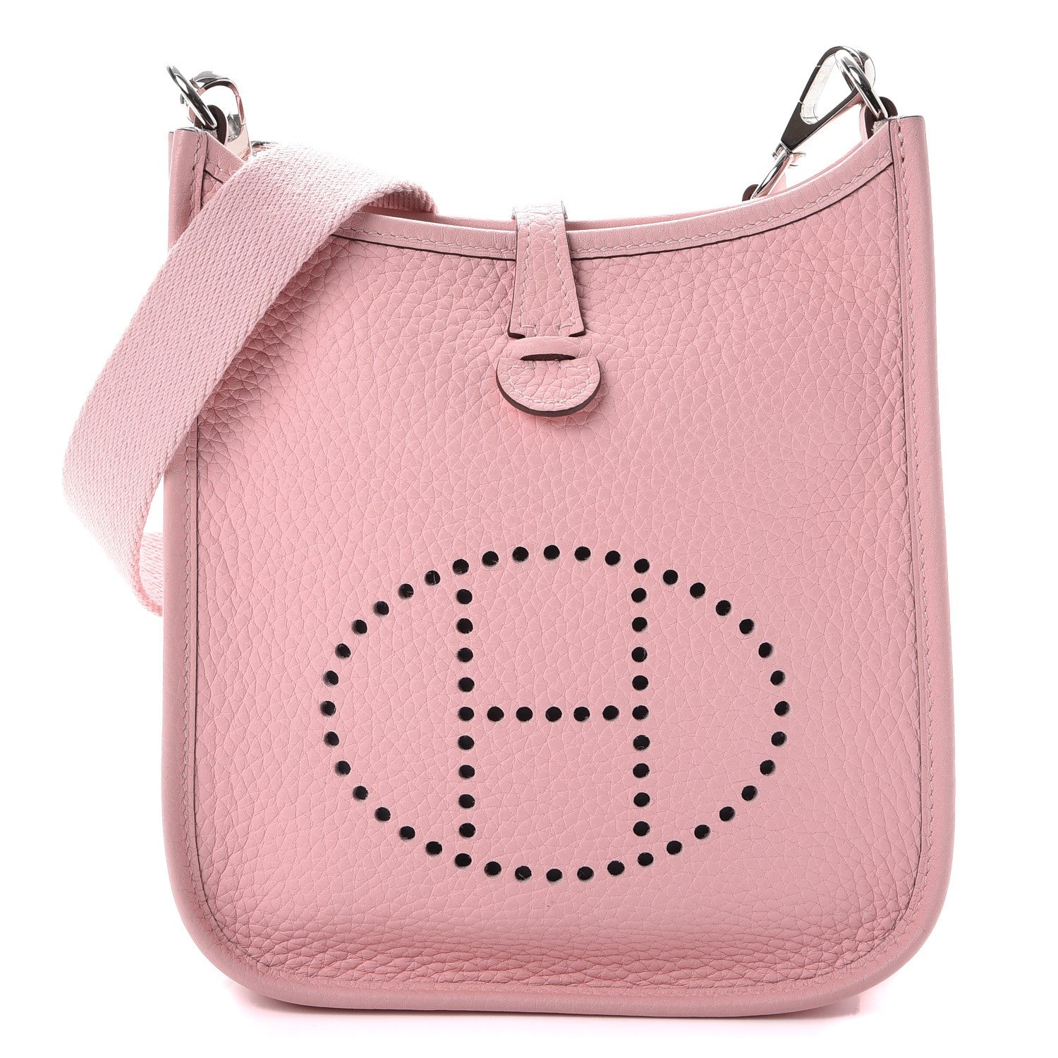 Hermes Taurillon Clemence Evelyne TPM Rose Sakura 1 of 8