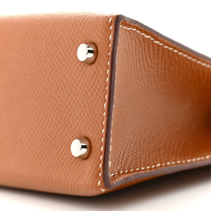 Hermes Epsom Mini Kelly Sellier 20 Gold 10 of 11