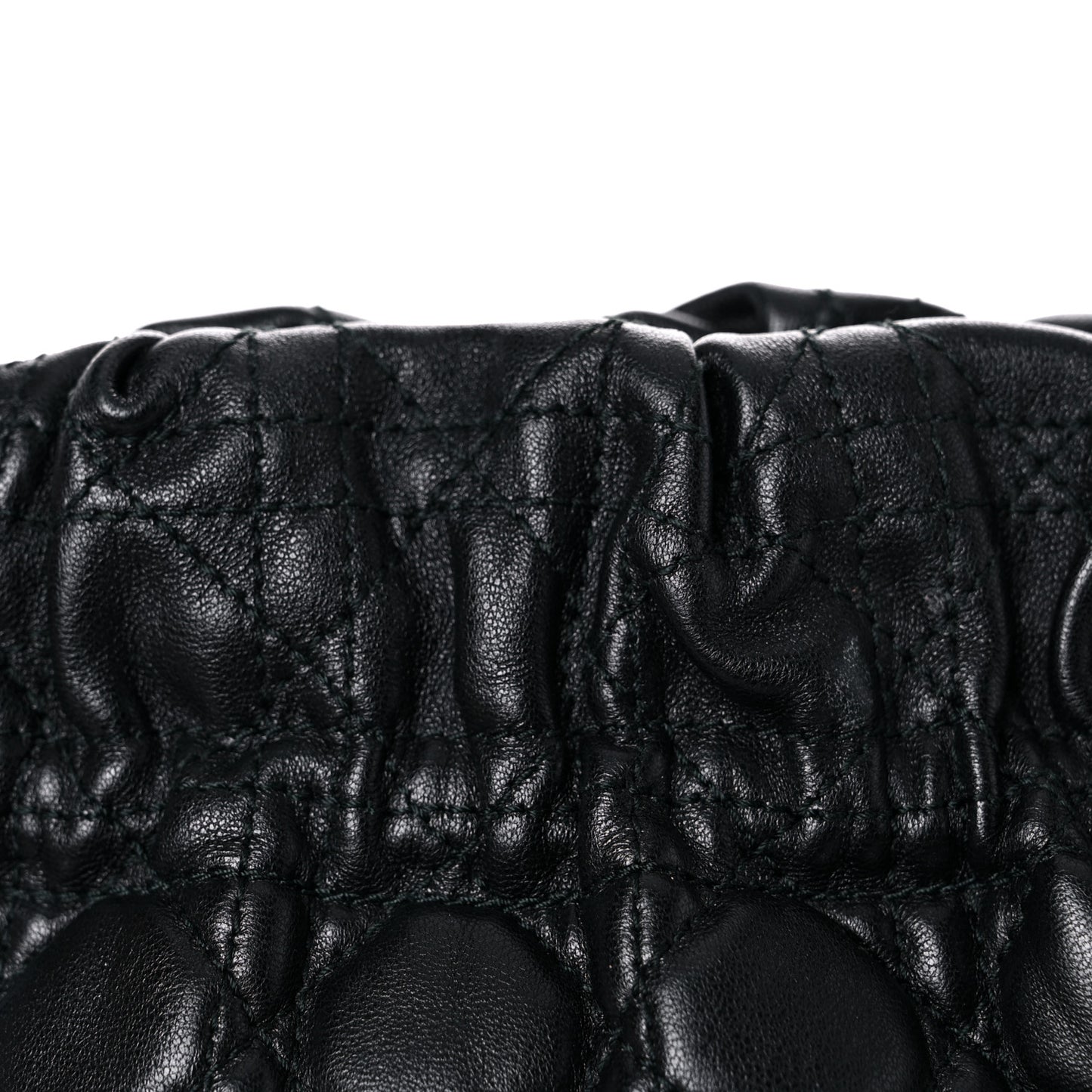 Lambskin Cannage Dior Soft Shoulder Bag Black