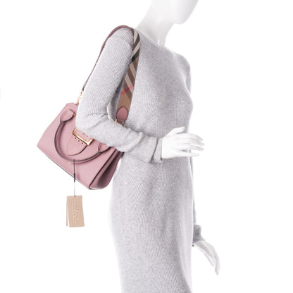 Burberry Soft Grain Calfskin Small Buckle Tote Dusty Pink 4 of 11