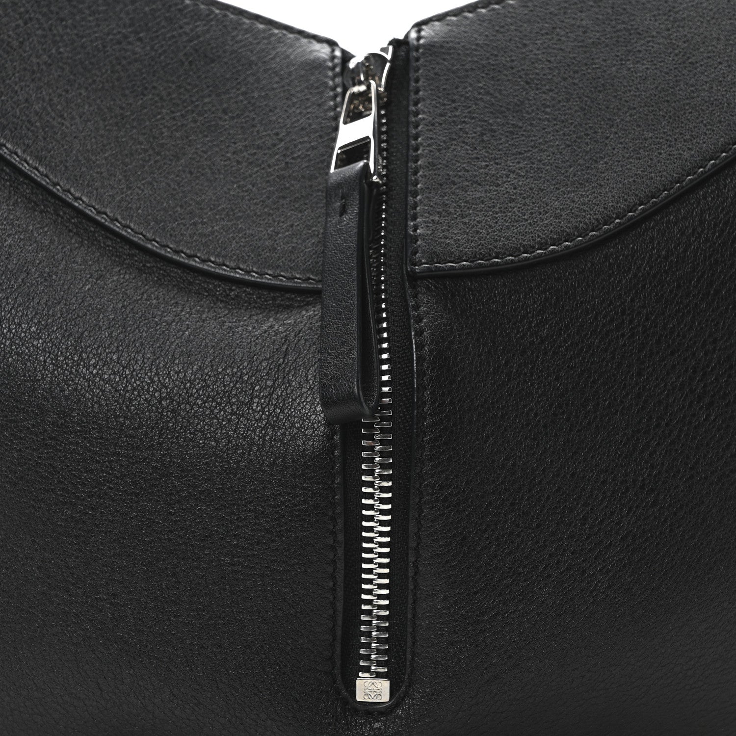 Loewe Calfskin Medium Hammock Shoulder Bag Black 7 of 9