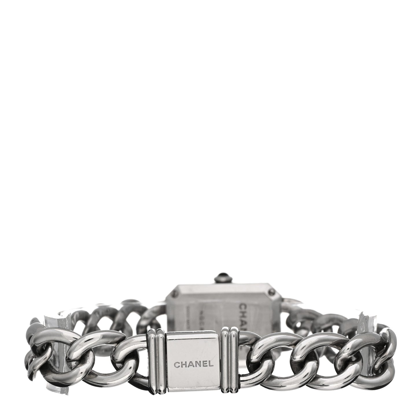 Stainless Steel 16mm Chain Premiere Quartz Watch Black