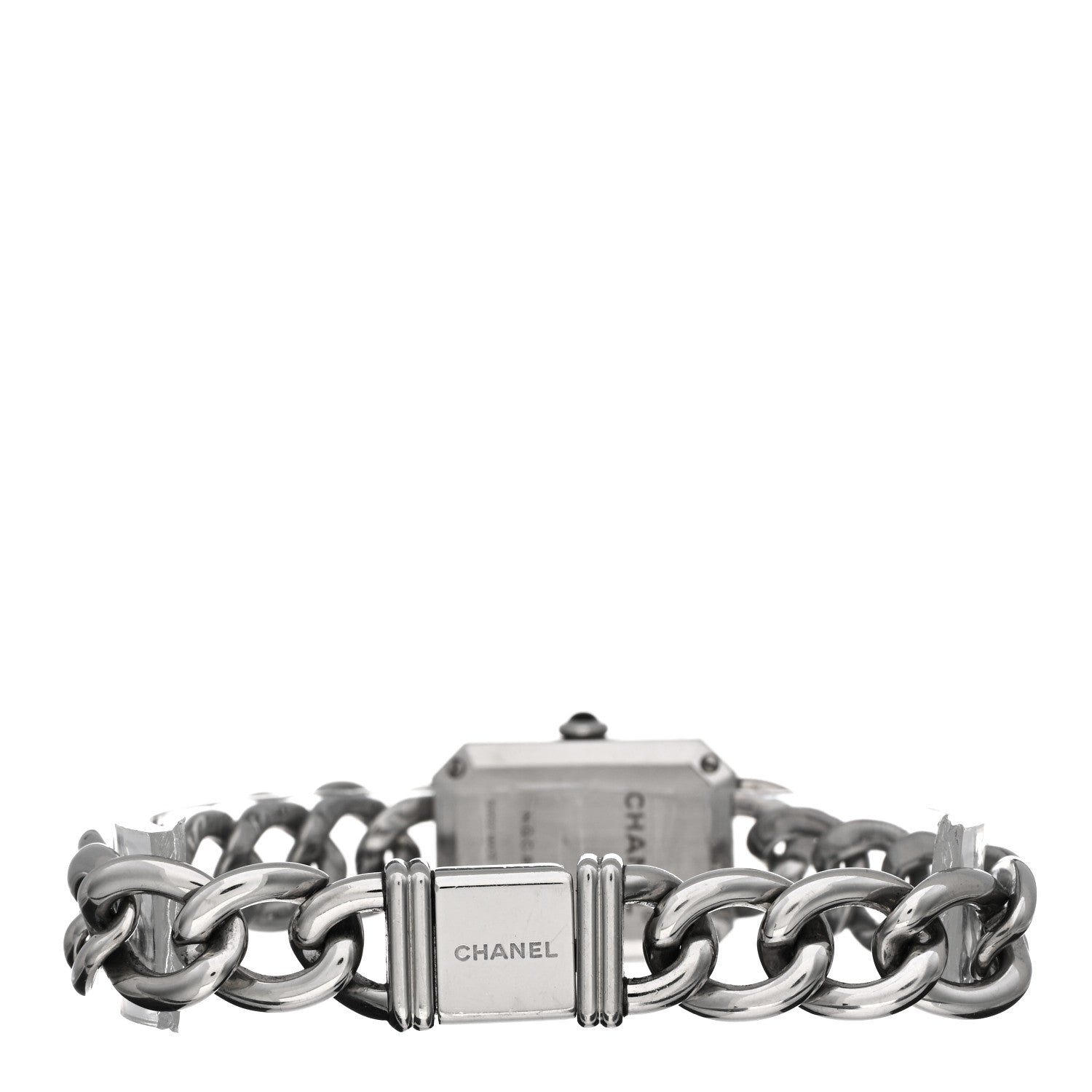Chanel Stainless Steel 16mm Chain Premiere Quartz Watch Black 3 of 5