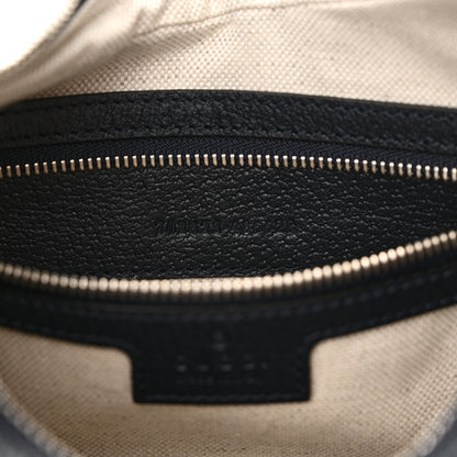 Gucci GG Supreme Monogram Textured Calfskin Web Large Attache Shoulder Bag Beige Blue 8 of 10