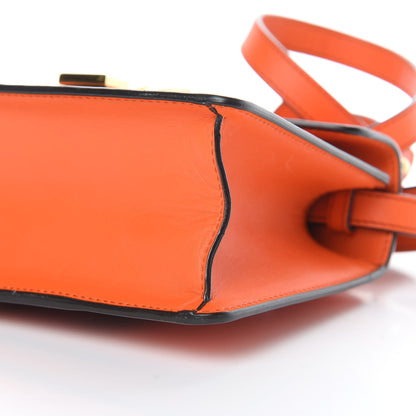 Gucci Vitello Fontanella Web Mini Sylvie Top Handle Bag Orange 10 of 12