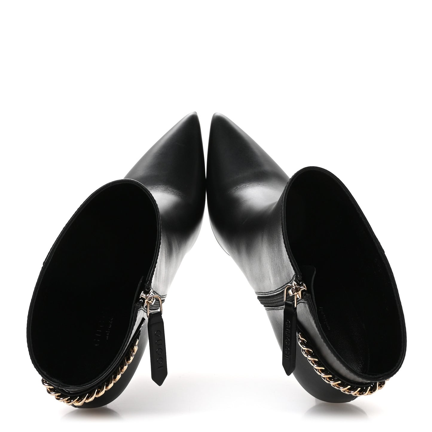 Calfskin Signoria Ankle Boots 36 Black
