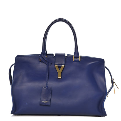 Saint Laurent Calfskin Medium Classic Y Cabas Navy 1 of 16