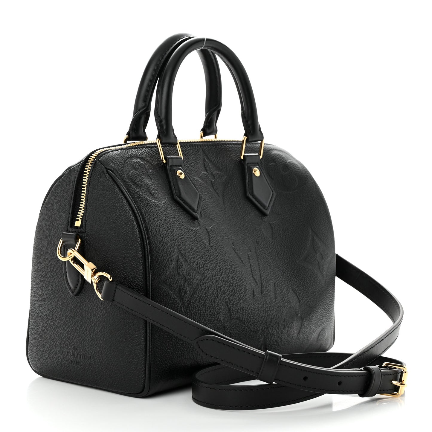 Empreinte Monogram Giant Speedy Bandouliere 25 Black