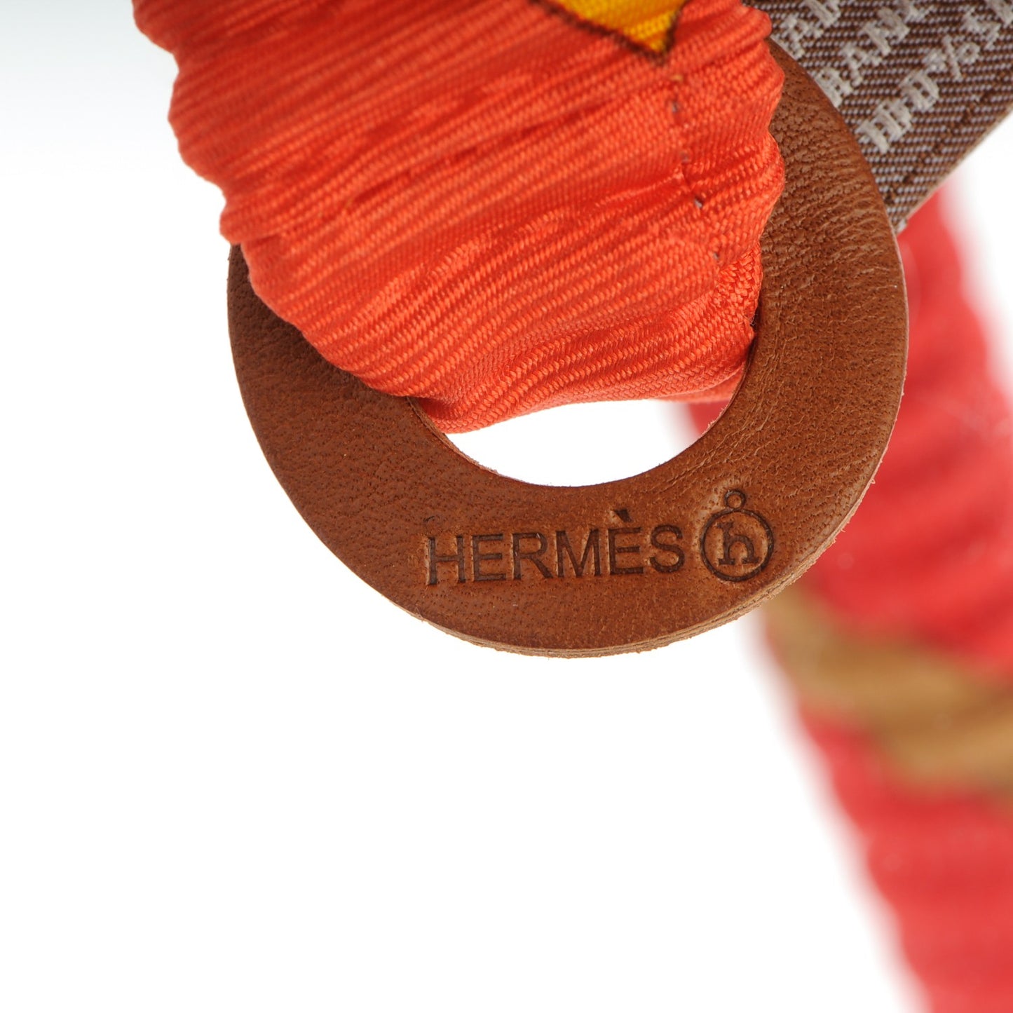Silk Collier Plisse En Soie Petit H Pleated Necklace