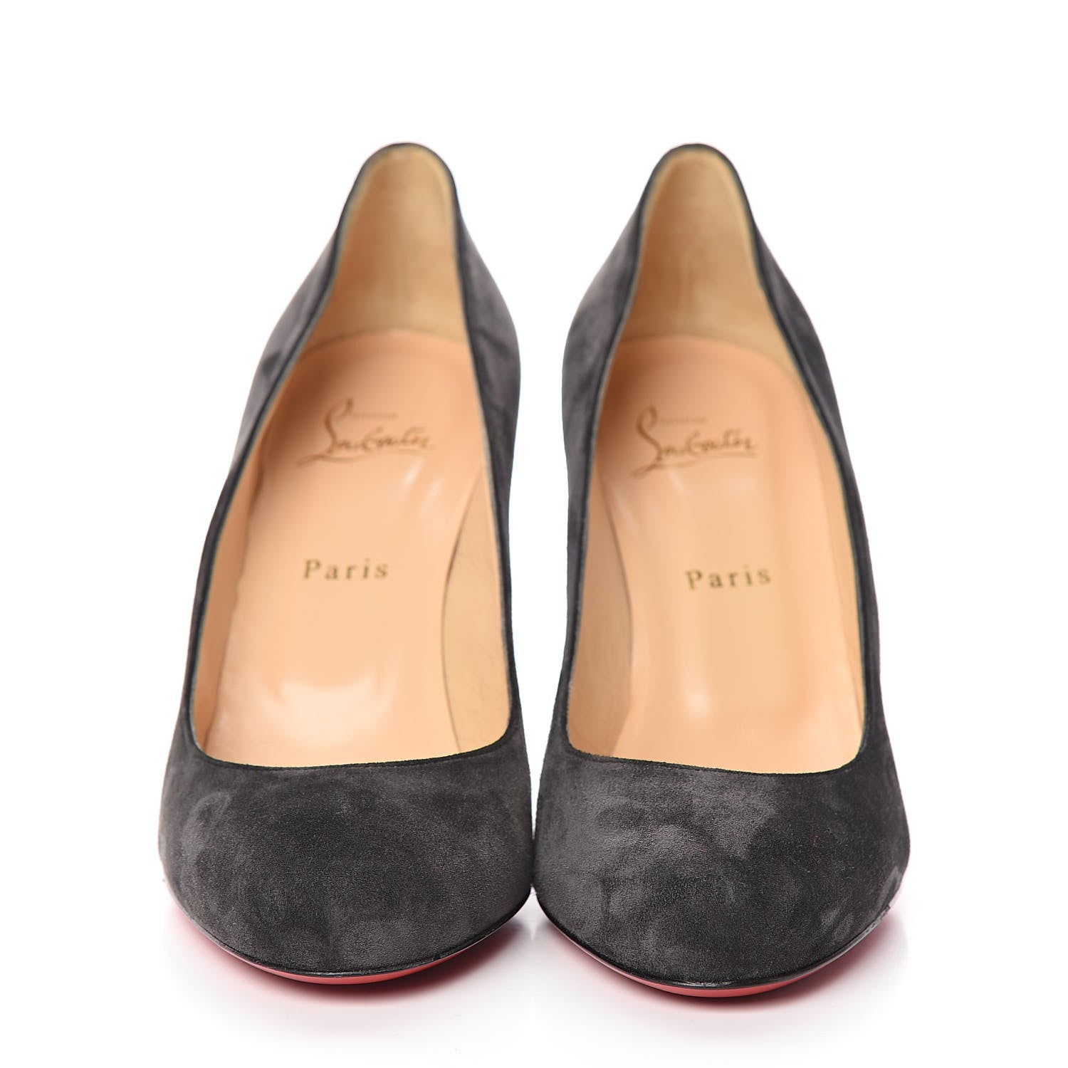 Christian Louboutin Veau Velours Akdooch 85 Pumps 40 Charbon 2 of 7