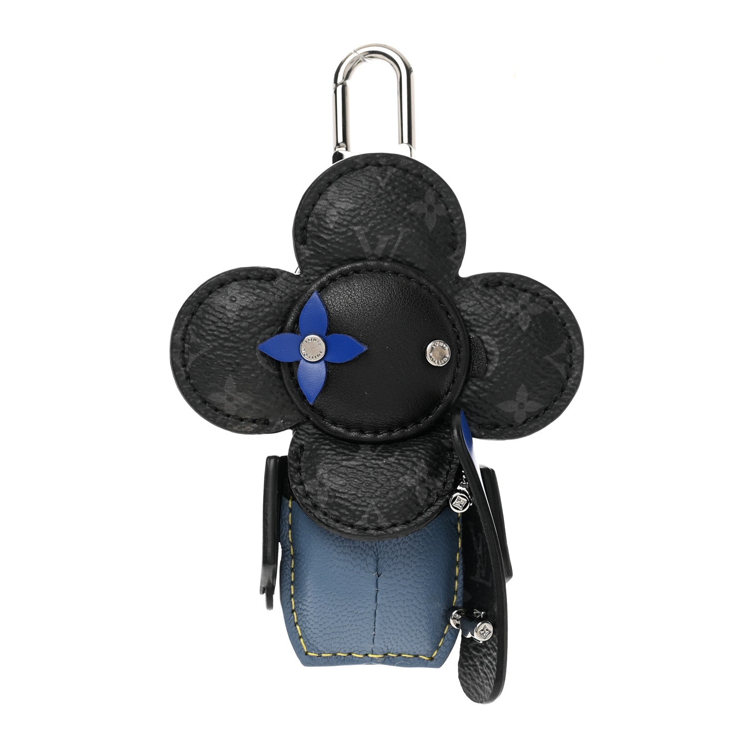 Louis Vuitton Monogram Eclipse Vivienne Skateboard Bag Charm Key Holder 1 of 3