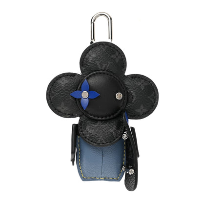 Louis Vuitton Monogram Eclipse Vivienne Skateboard Bag Charm Key Holder 1 of 3