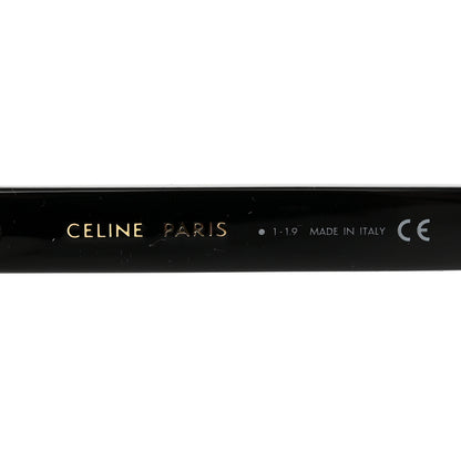 Celine Acetate Polarized Rectangular Sunglasses CL40060I Black 6 of 10