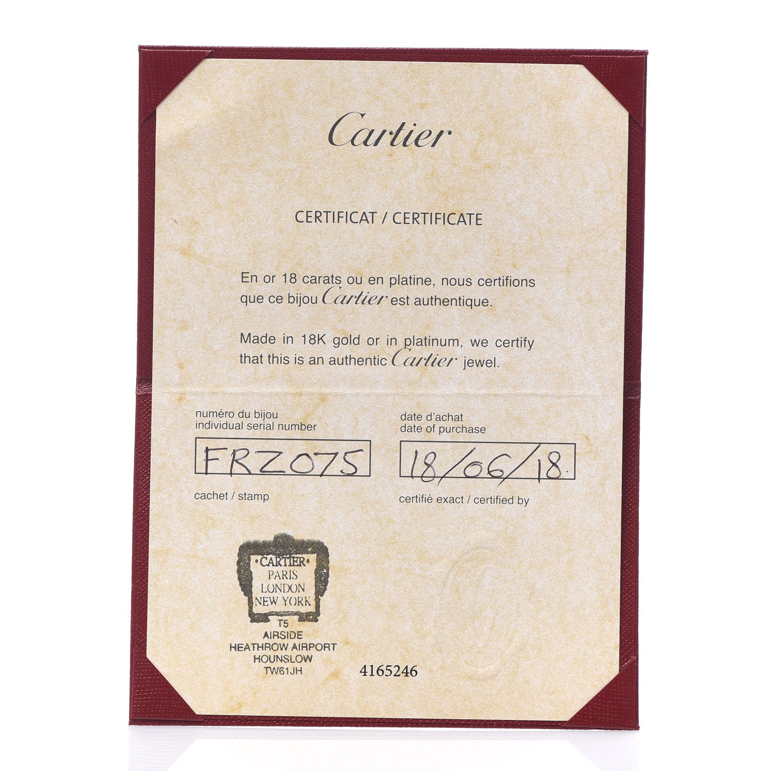 Cartier 18K Yellow Gold Juste Un Clou Ring 52 6 5 of 6
