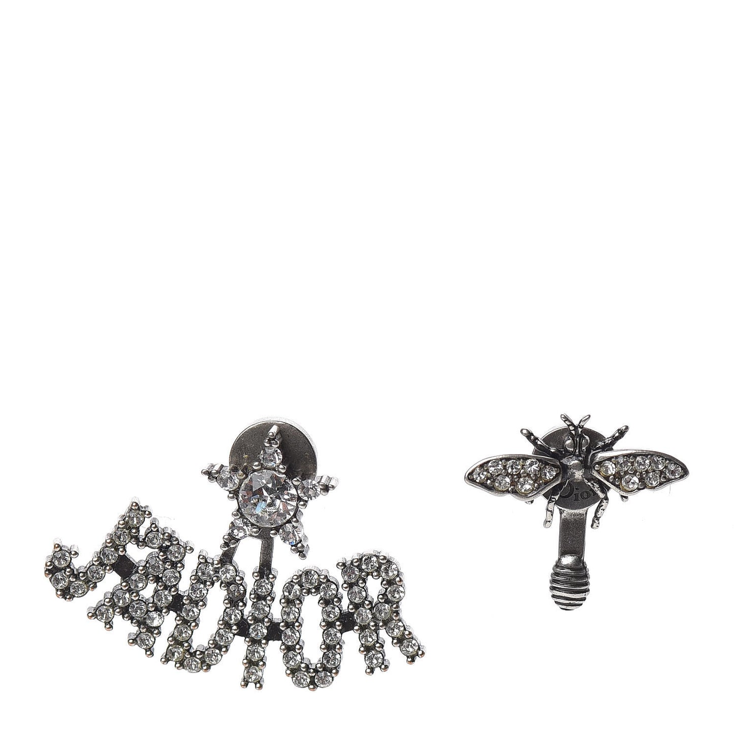 Palladium Crystal J'adior Earrings