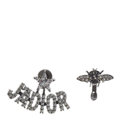 Christian Dior Palladium Crystal J'adior Earrings 1 of 4