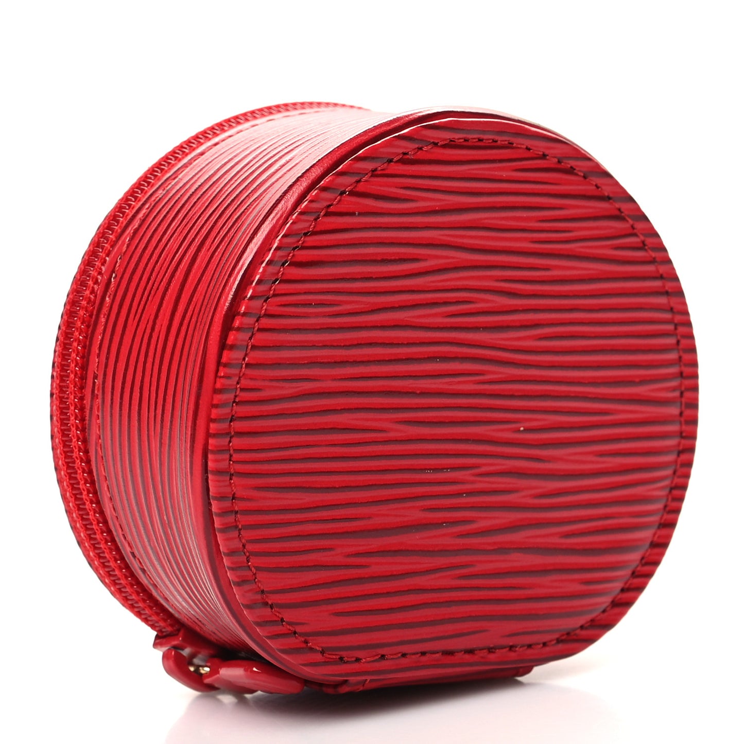 Epi Ecrin Bijoux 8cm Jewelry Box Case Castillan Red