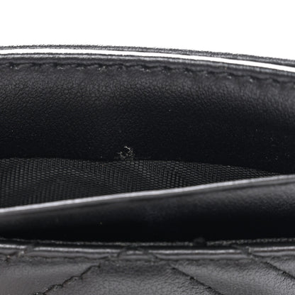 Gucci Calfskin Matelasse GG Marmont Card Holder Black 7 of 7