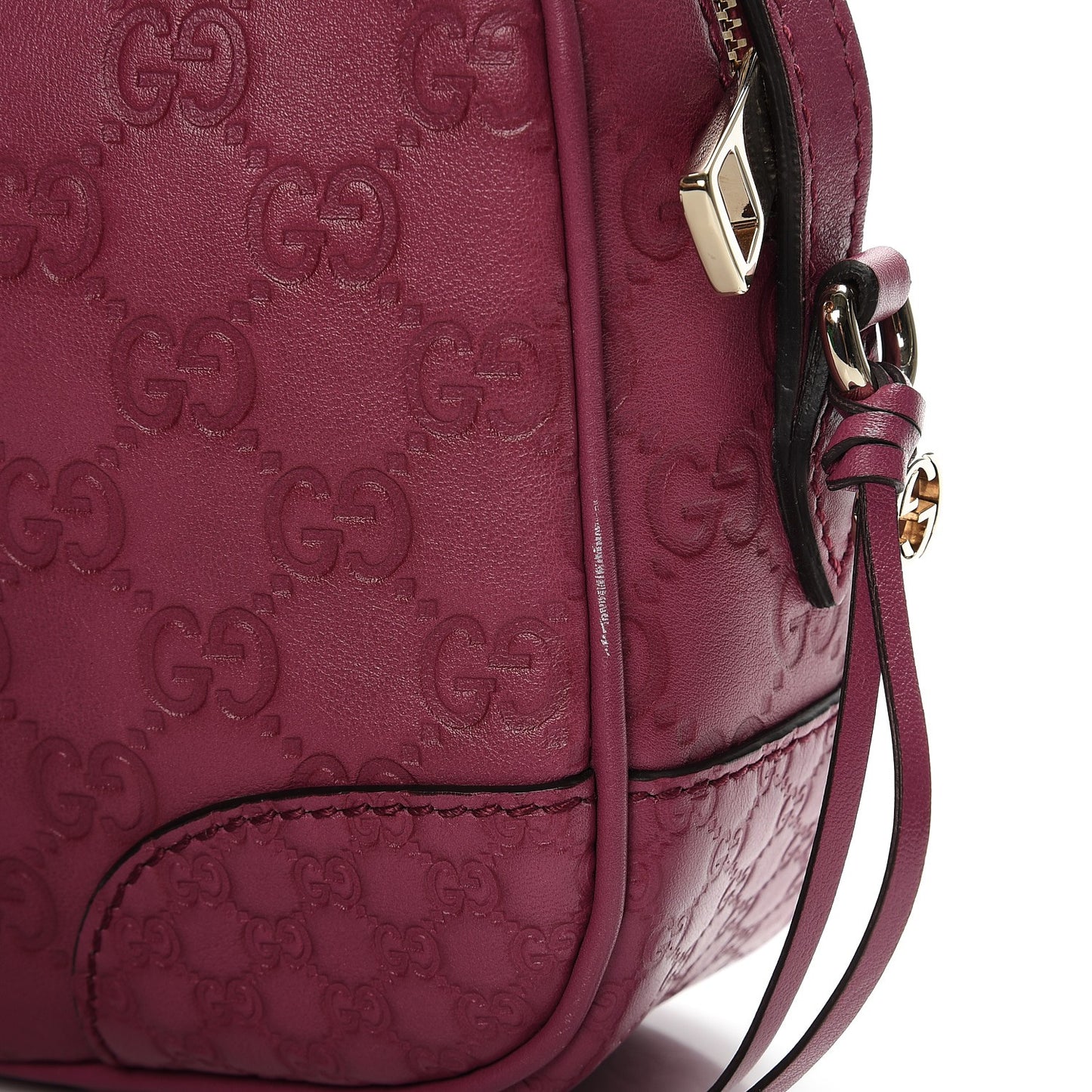 Guccissima Signature Mini Bree Messenger Bag Peonia Flower