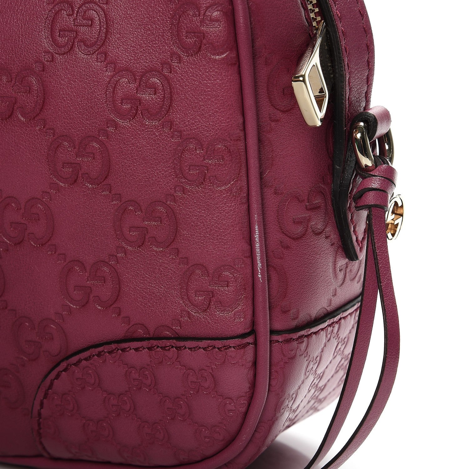 Gucci Guccissima Signature Mini Bree Messenger Bag Peonia Flower 8 of 8