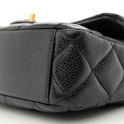 Chanel Grained Lambskin Quilted Mini Flap Black 10 of 11