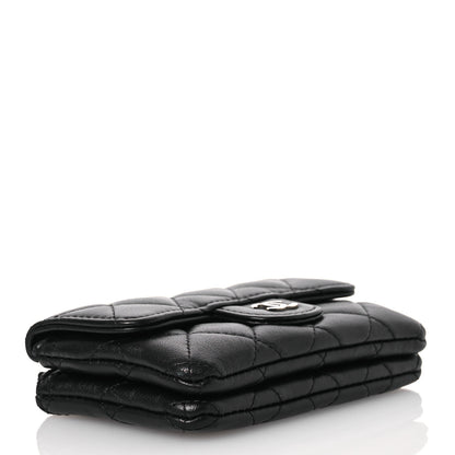Chanel Lambskin Quilted Coin Purse Black 4 of 14