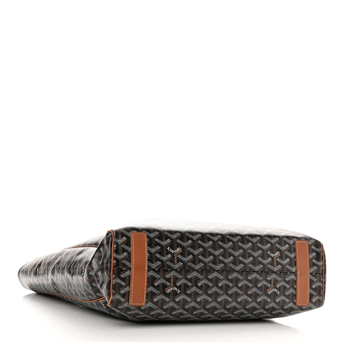 Goyardine Voltaire III Tote Black Gold