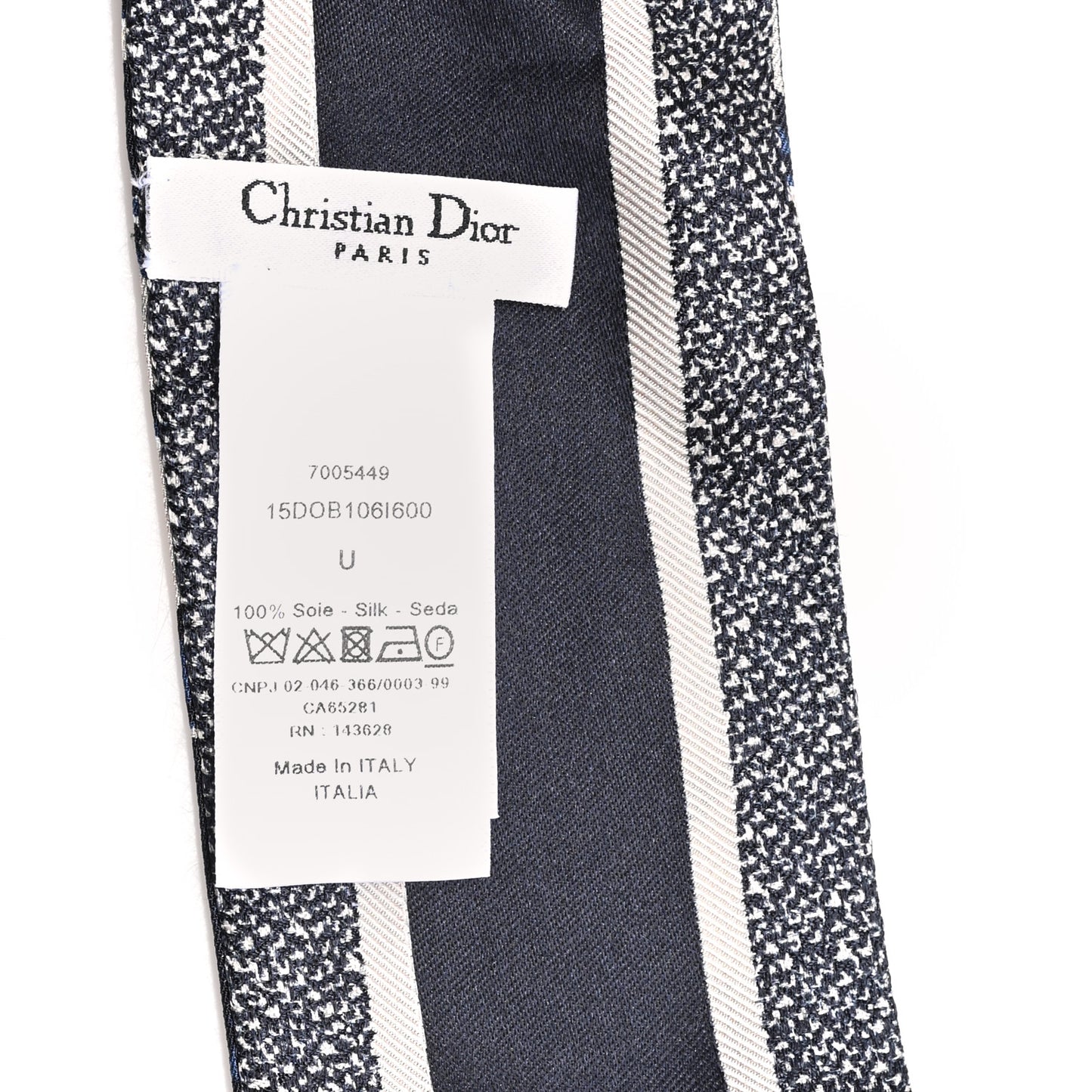 Silk Oblique Mitzah Scarf Blue