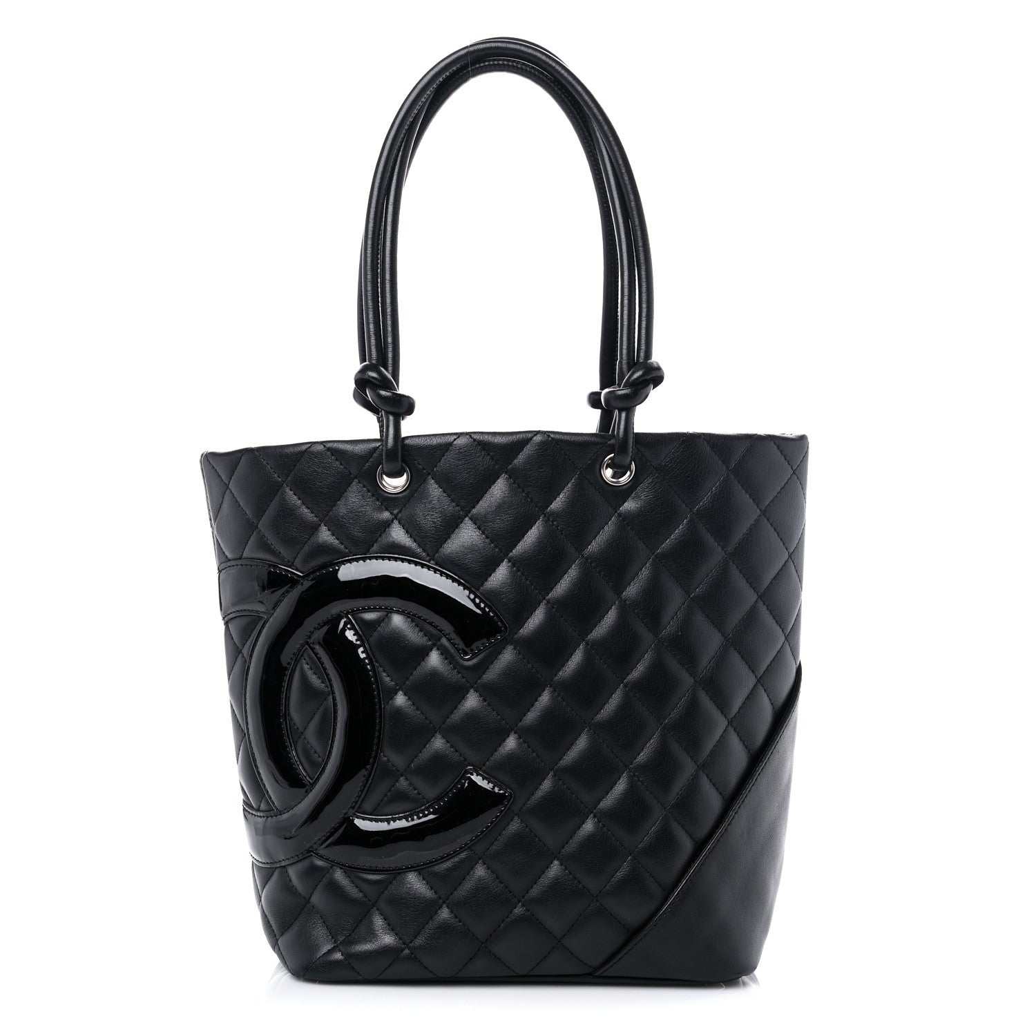 Chanel Calfskin Quilted Medium Cambon Tote Black 1 of 14