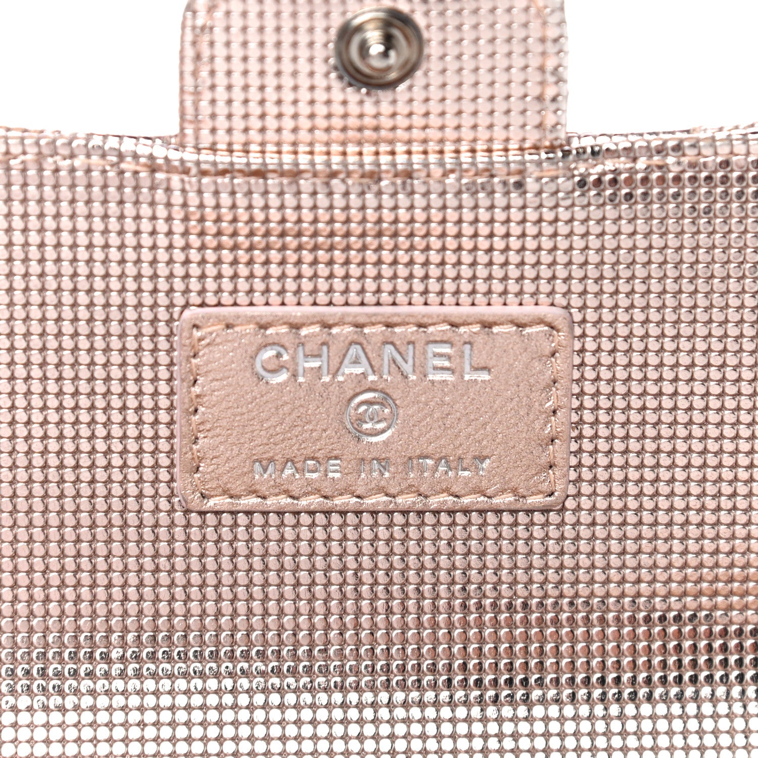 Chanel Metallic Calfskin Quilted Pixel Effect Large Flap Wallet Pink 6 of 13