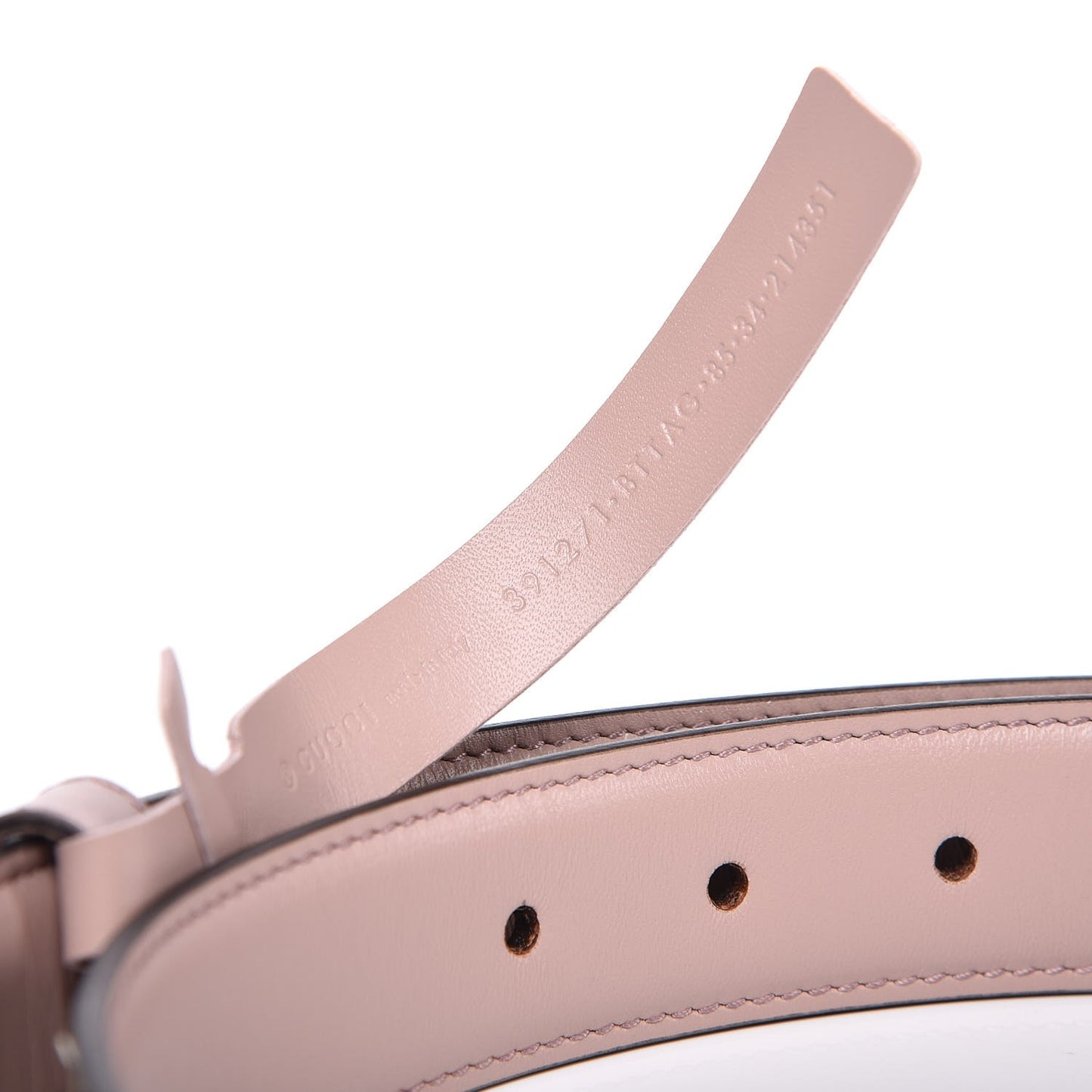 Selleria Calfskin GG Supreme Monogram Reversible 30mm Belt 85 34 Dark Cipria Beige Ebony
