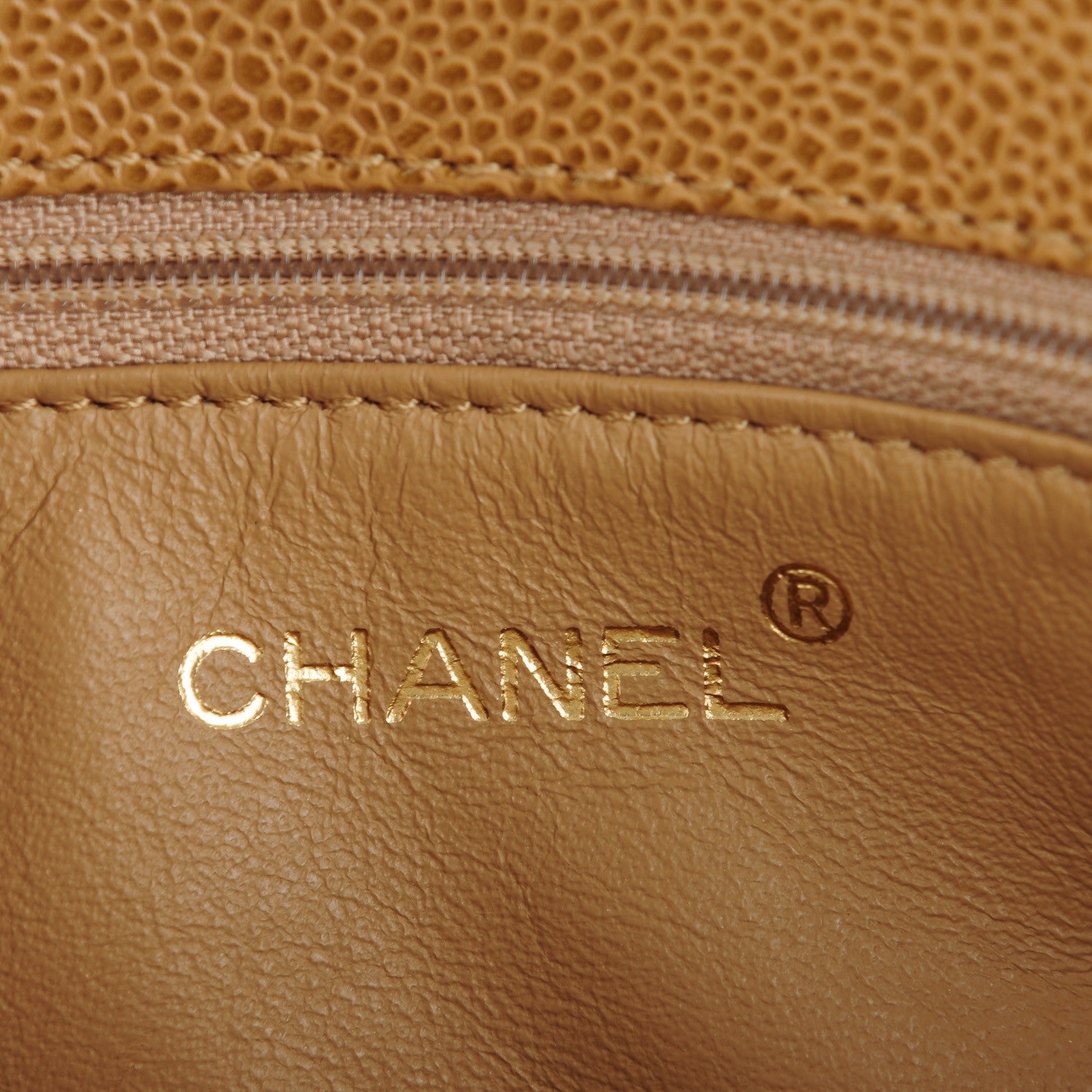 Chanel Caviar Quilted Medium Single Flap Beige 7 of 10