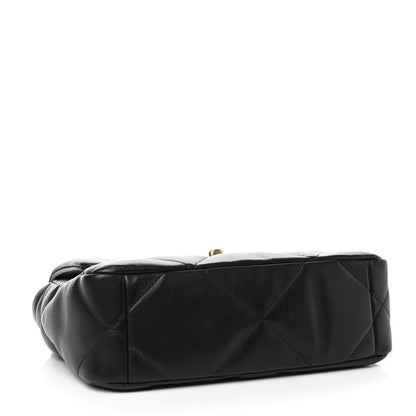 Chanel Lambskin Quilted Medium Chanel 19 Flap Black 3 of 4