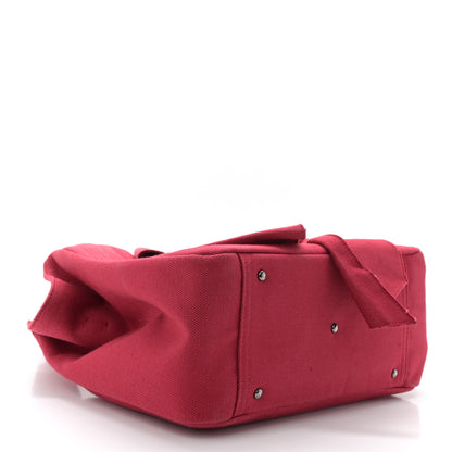 Valentino Garavani Canvas Atelier 02 Bow Edition Small Tote Bag Red 5 of 12