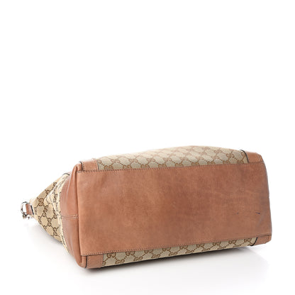 Gucci Monogram Old Libeccio Medium Miss GG Top Handle Bag Beige Ebony Light Brown 3 of 13